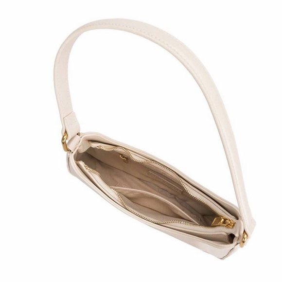 Yvonne Shoulder Bag | Beige | Melie Bianco - Picture 4 of 11